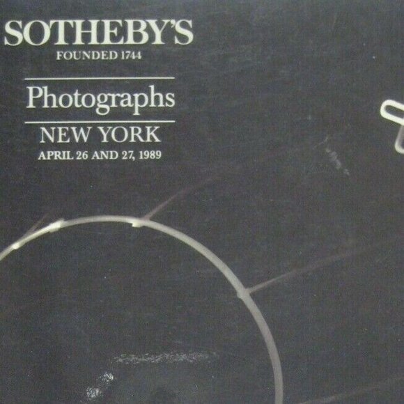 Sotheby's Auction Catalog Photographs 1989 Weston Adams Mapplethorpe Tice 5833 - Picture 2 of 7